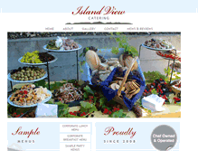 Tablet Screenshot of ivcatering.com